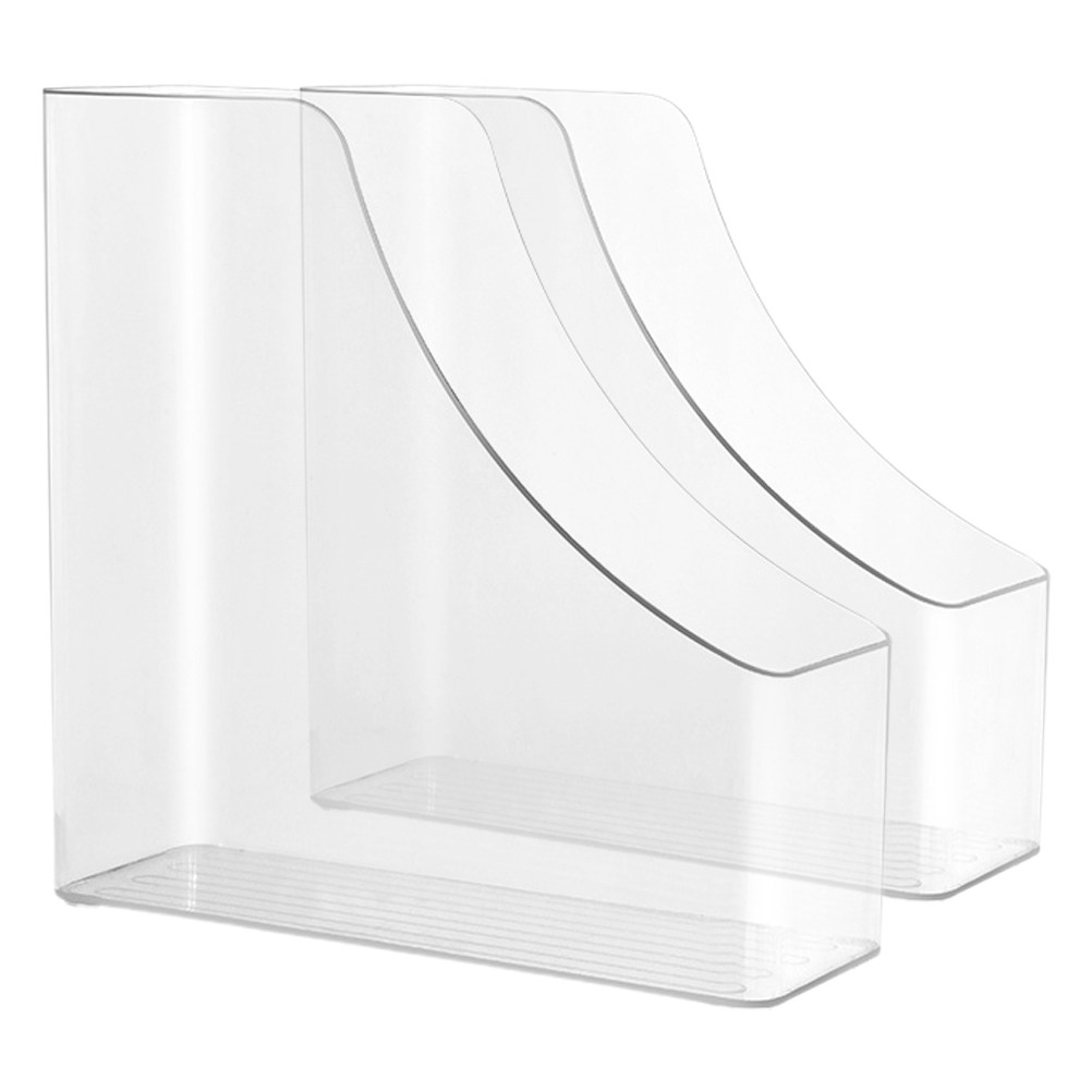2Pcs Transparent File Organize - Magazine Holder Rack recensione e prezzo