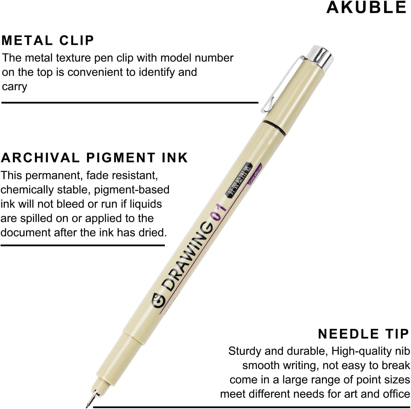 12 Black Micro Fineliner Drawi - Archive Box Set recensione e prezzo