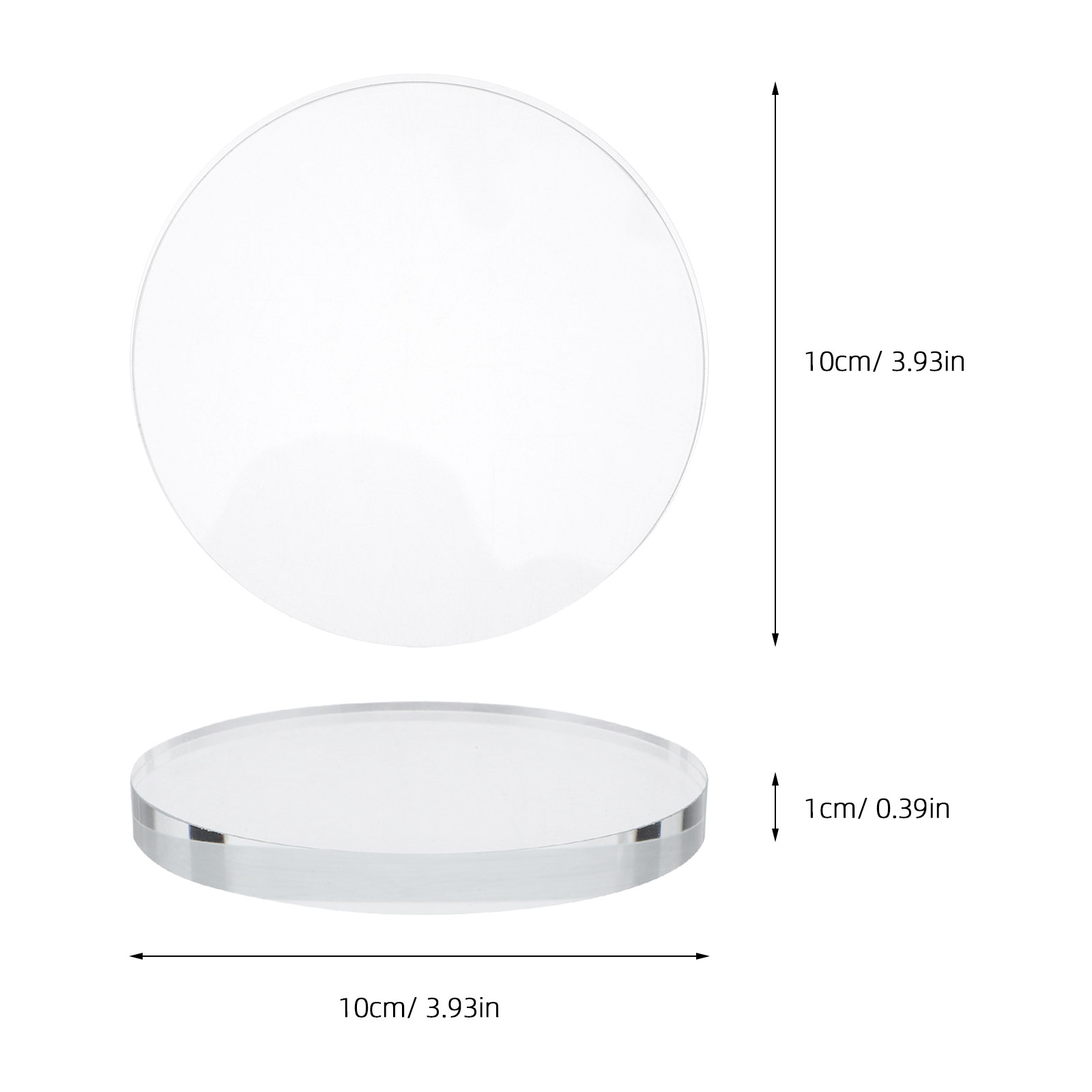 Heavy Round Transparent Crysta - Book Weight Glass recensione e prezzo