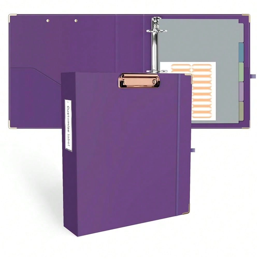 Mini 3 Ring Binder 2 Inch For  - Tab Divider A4 recensione e prezzo