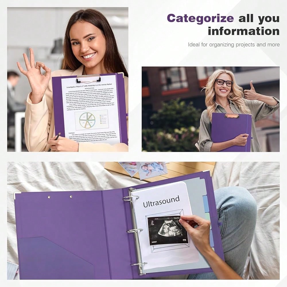 Mini 3 Ring Binder 2 Inch For  - Tab Divider A4 recensione e prezzo