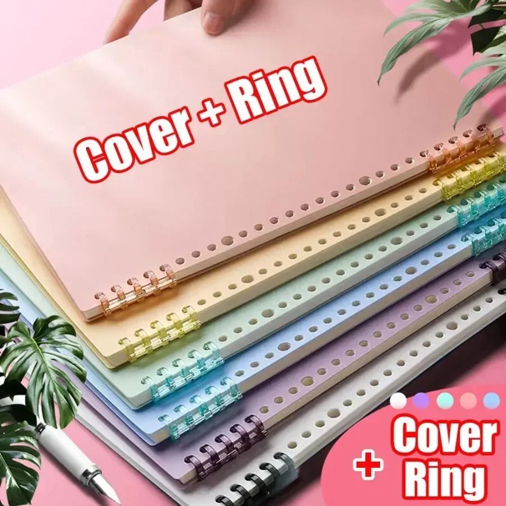 4Pcs PP Loose-leaf Book Cover  - Binder A4 Lever recensione e prezzo