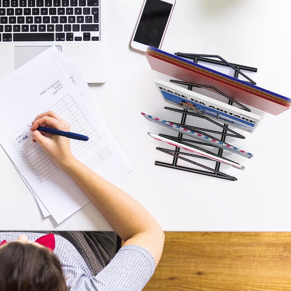 Triangle Desk File Organizer,  - Magazine Holder Rack recensione e prezzo