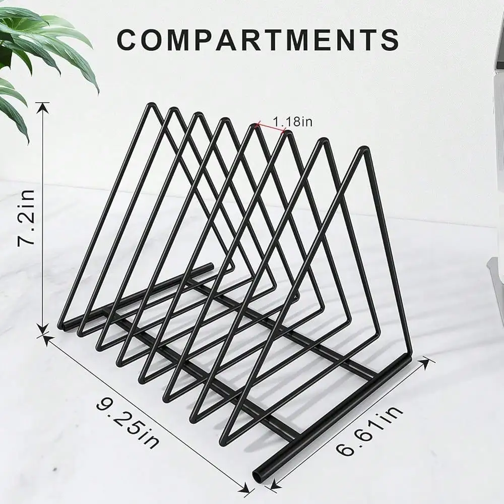Triangle File Folder Racks,7 S - Magazine Holder Rack recensione e prezzo