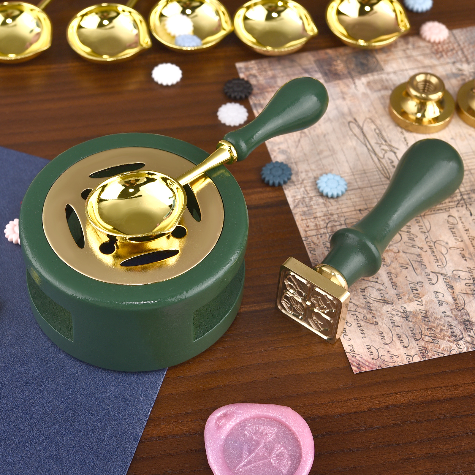 2/3Pcs Set Retro Sealing Wax F - Wax Seal Stamp Set recensione e prezzo