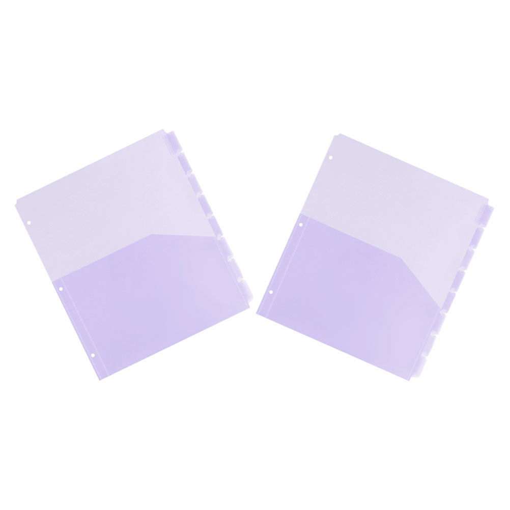 2Sets Binder Pockets Dividers  - Tab Divider A4 recensione e prezzo