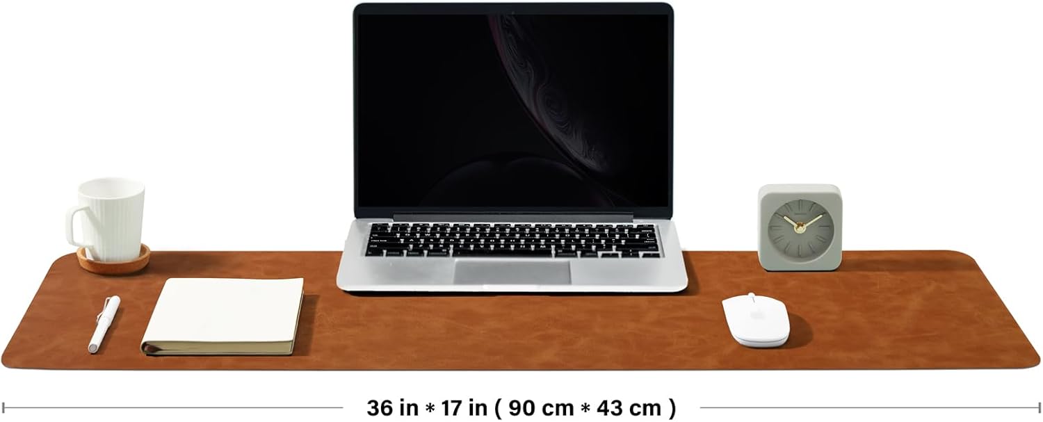 Distressed Leather Desk Mat -  - Leather Desk Pad recensione e prezzo
