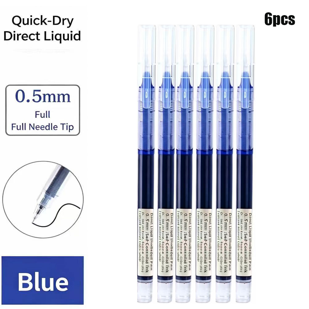 6 Pack Click Gel Pens 0.5mm Bl - Gel Refill Pack recensione e prezzo