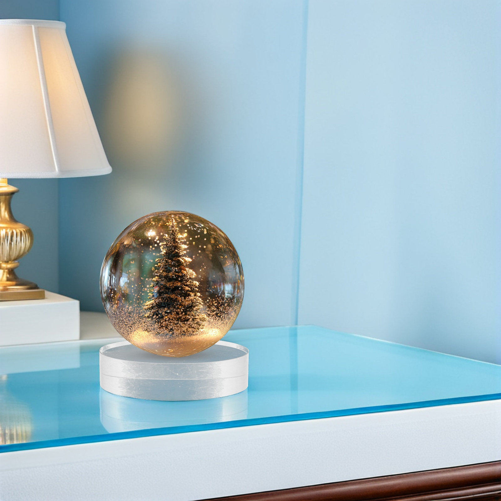 2Pcs Crystal Round Paperweight - Book Weight Glass recensione e prezzo
