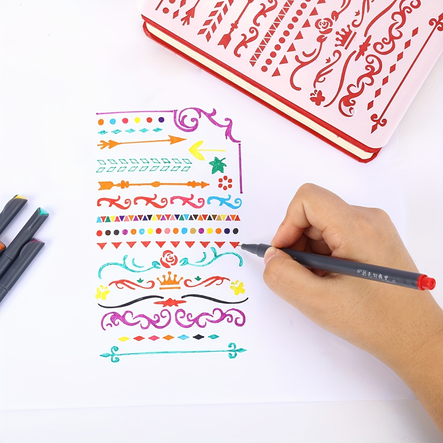 12-100pcs Colorful Line Drawin - Correction Pen Fine recensione e prezzo