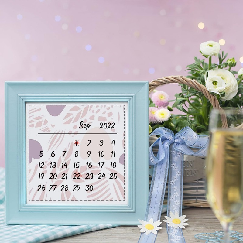 1PC 8.3x5.8in Calendar Clear S - Rubber Date Stamp recensione e prezzo