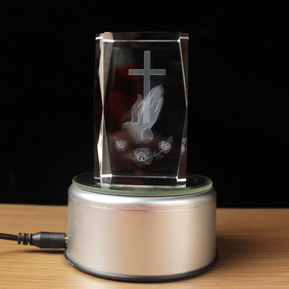 3D Laser Crystal Religious Cub - Paper Weight Crystal recensione e prezzo