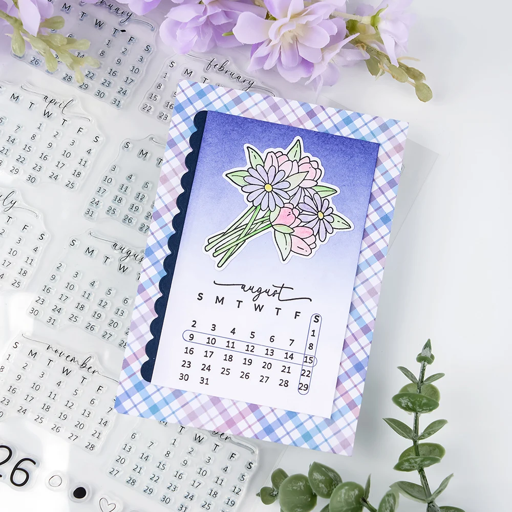 Calendar Date 2026 Clear Stamp - Rubber Date Stamp recensione e prezzo