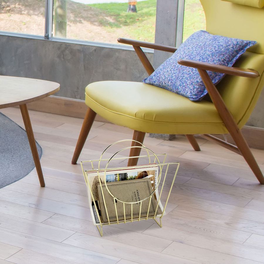 MidCentury Brass Plated Metal  - Magazine Holder Rack recensione e prezzo