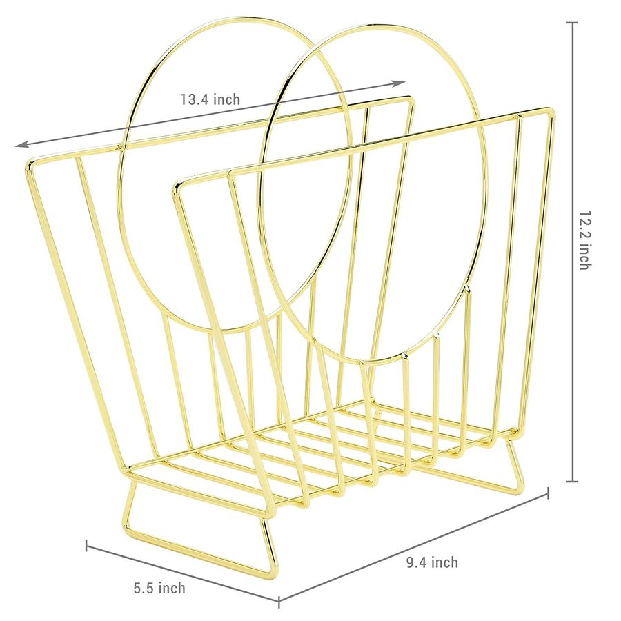 MidCentury Brass Plated Metal  - Magazine Holder Rack recensione e prezzo