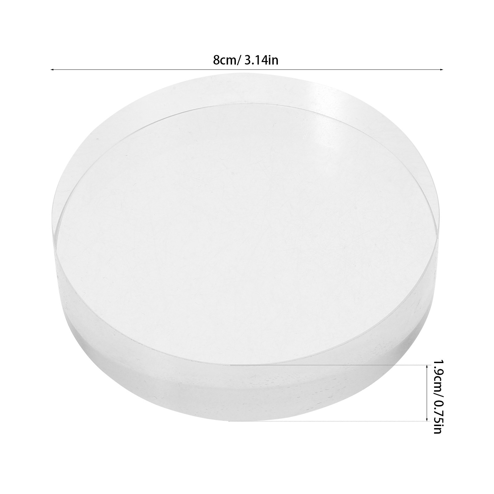 2Pcs Transparent Crystal Round - Paper Weight Crystal recensione e prezzo
