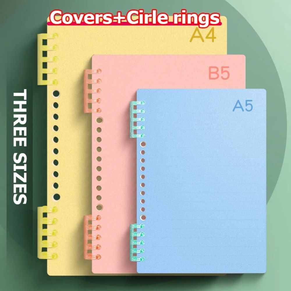 4Pcs PP Loose-leaf Book Cover  - Binder A4 Lever recensione e prezzo
