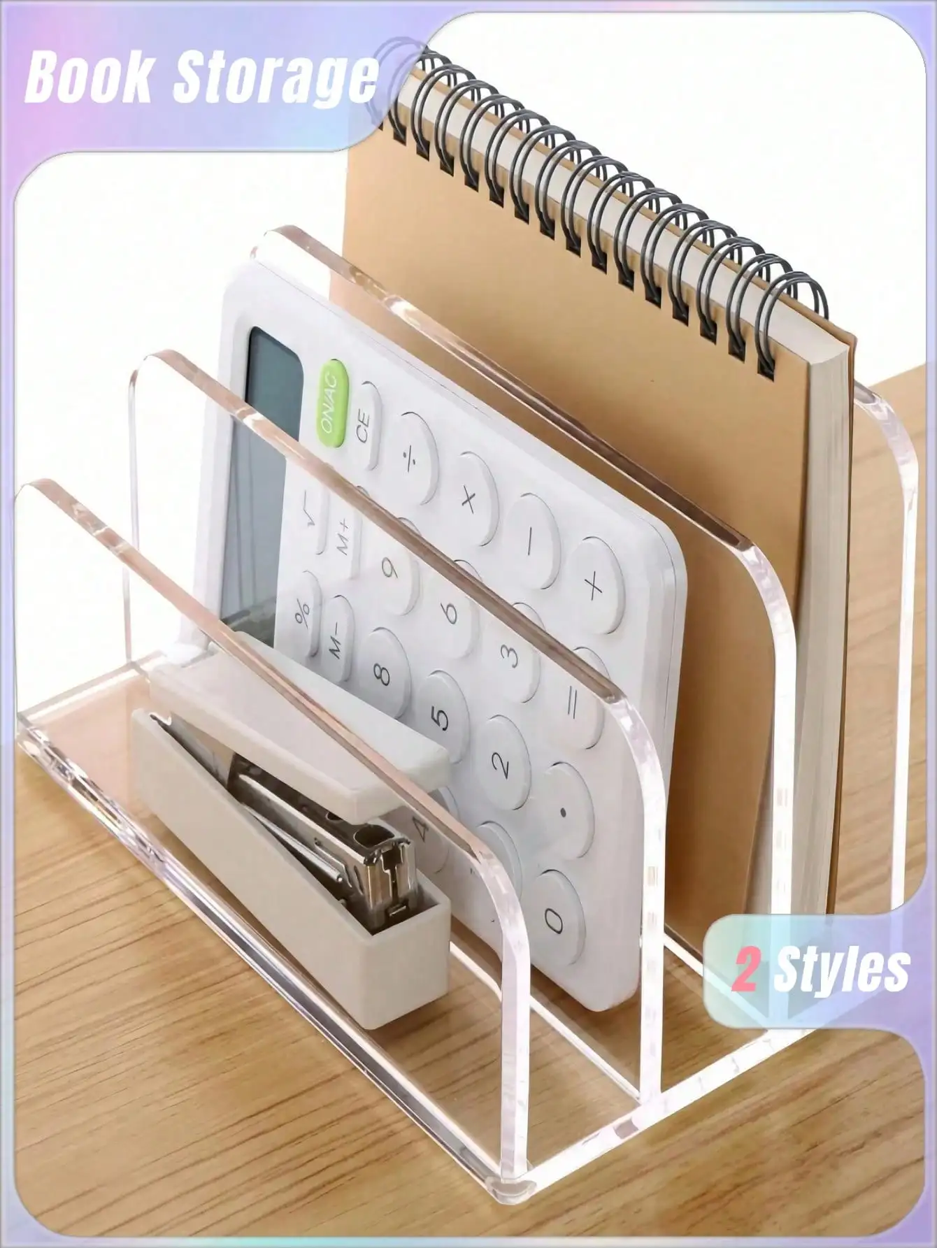 1Pc Acrylic File Folder, Desk  - Magazine Holder Rack recensione e prezzo