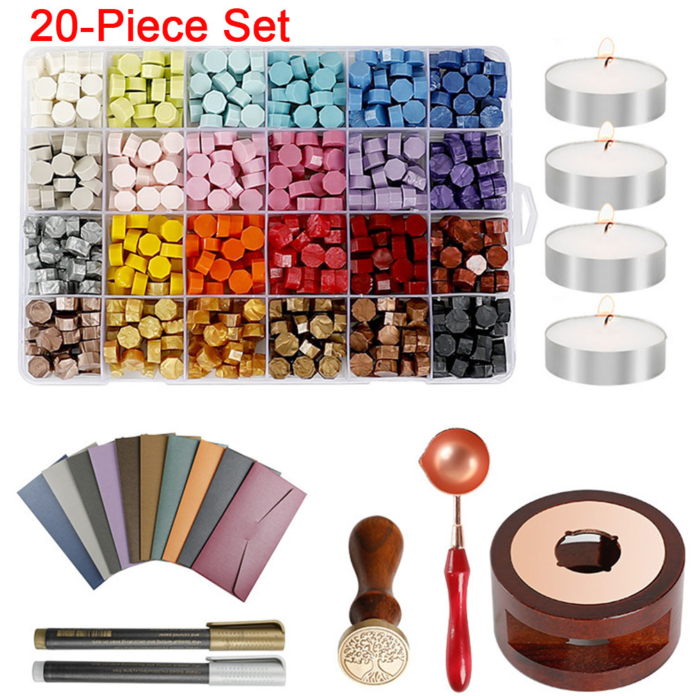 20pcs/set Wax Seal Stamp Set w - Wax Seal Stamp Set recensione e prezzo