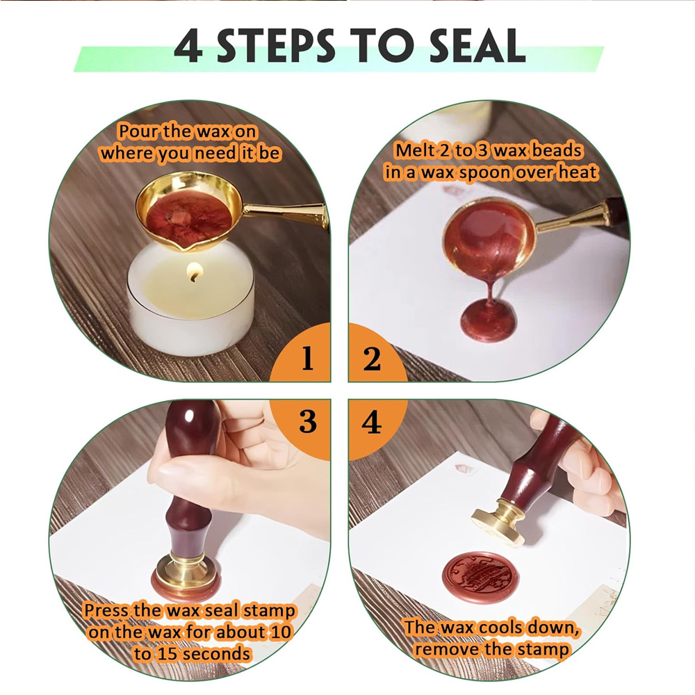 20pcs/set Wax Seal Stamp Set w - Wax Seal Stamp Set recensione e prezzo