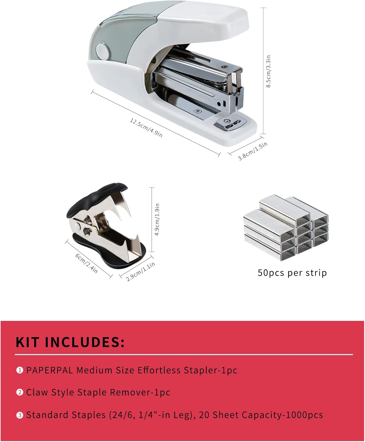 Effortless Standard Stapler Se - Stapler Half Strip recensione e prezzo