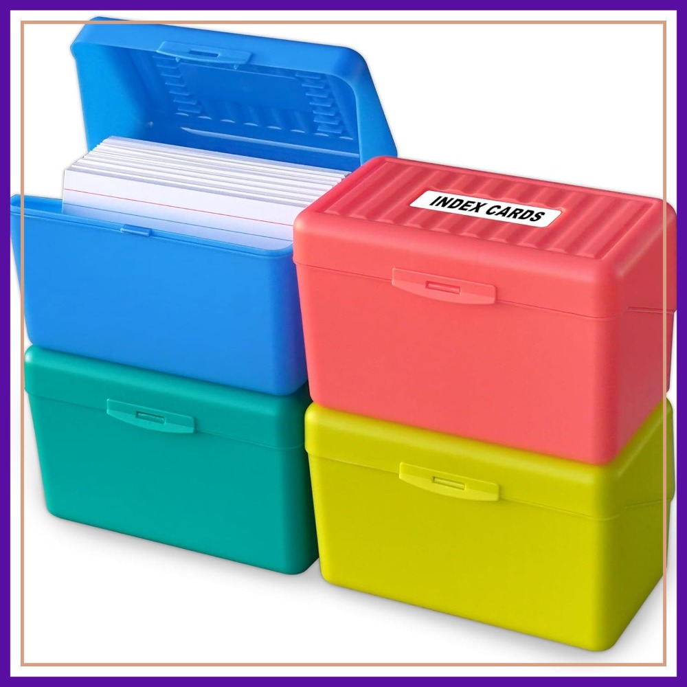Olivo Index Card Holder Box 3x - Card Index Box recensione e prezzo