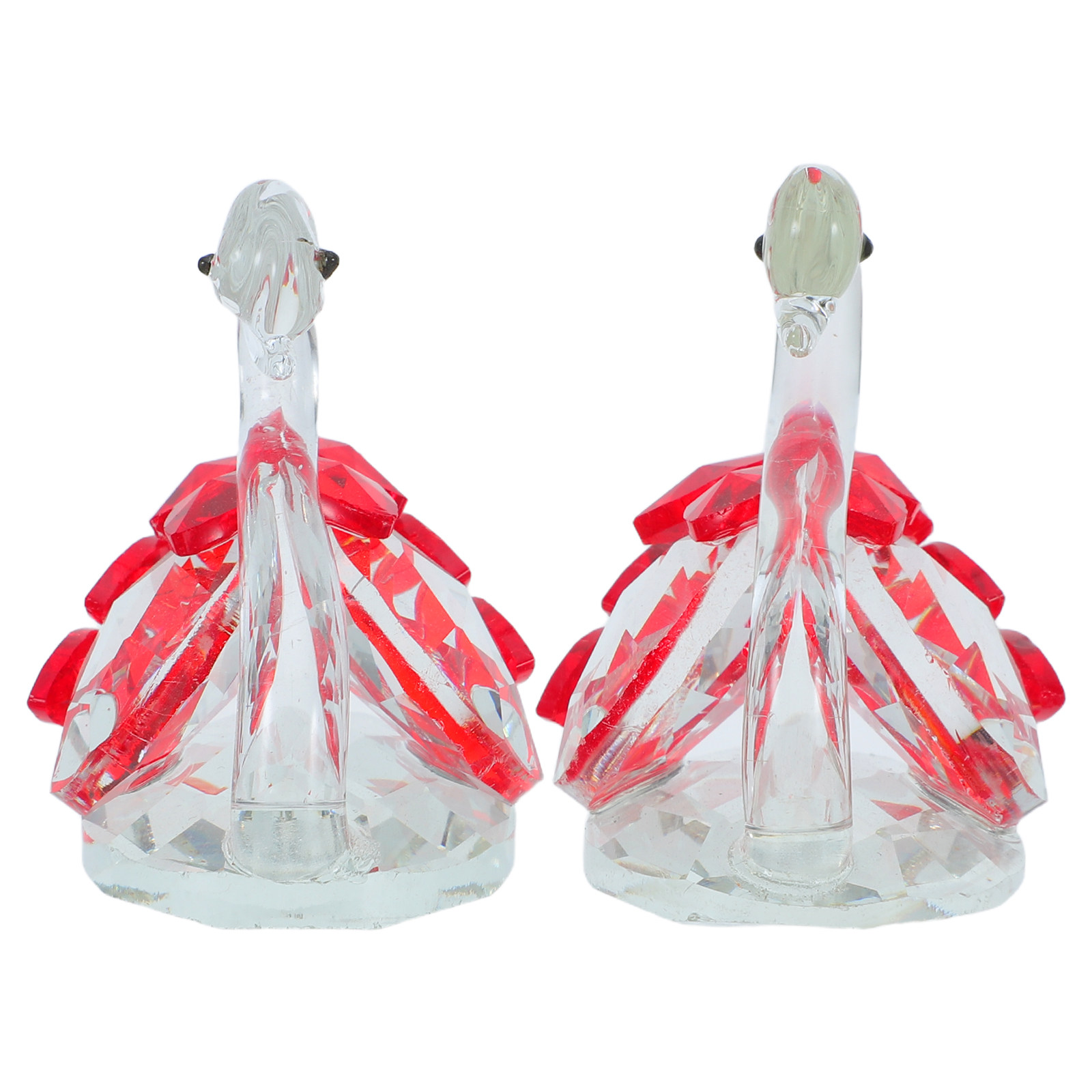 2Pcs Crystal Couple Swan Statu - Paper Weight Crystal recensione e prezzo