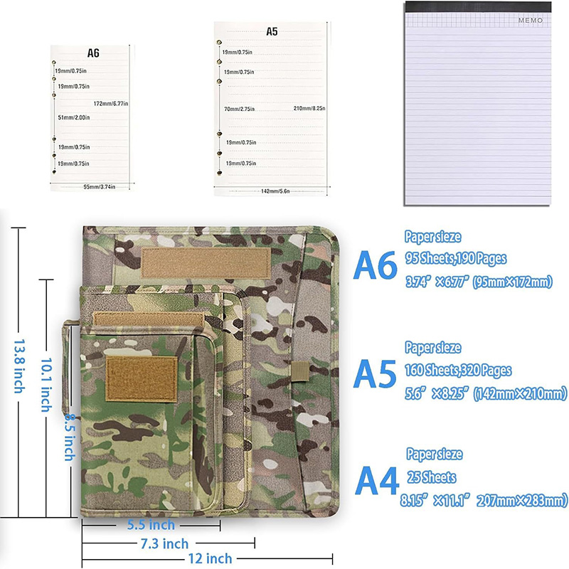 Tactical Outdoor Padfolio Ring - Binder A4 Lever recensione e prezzo