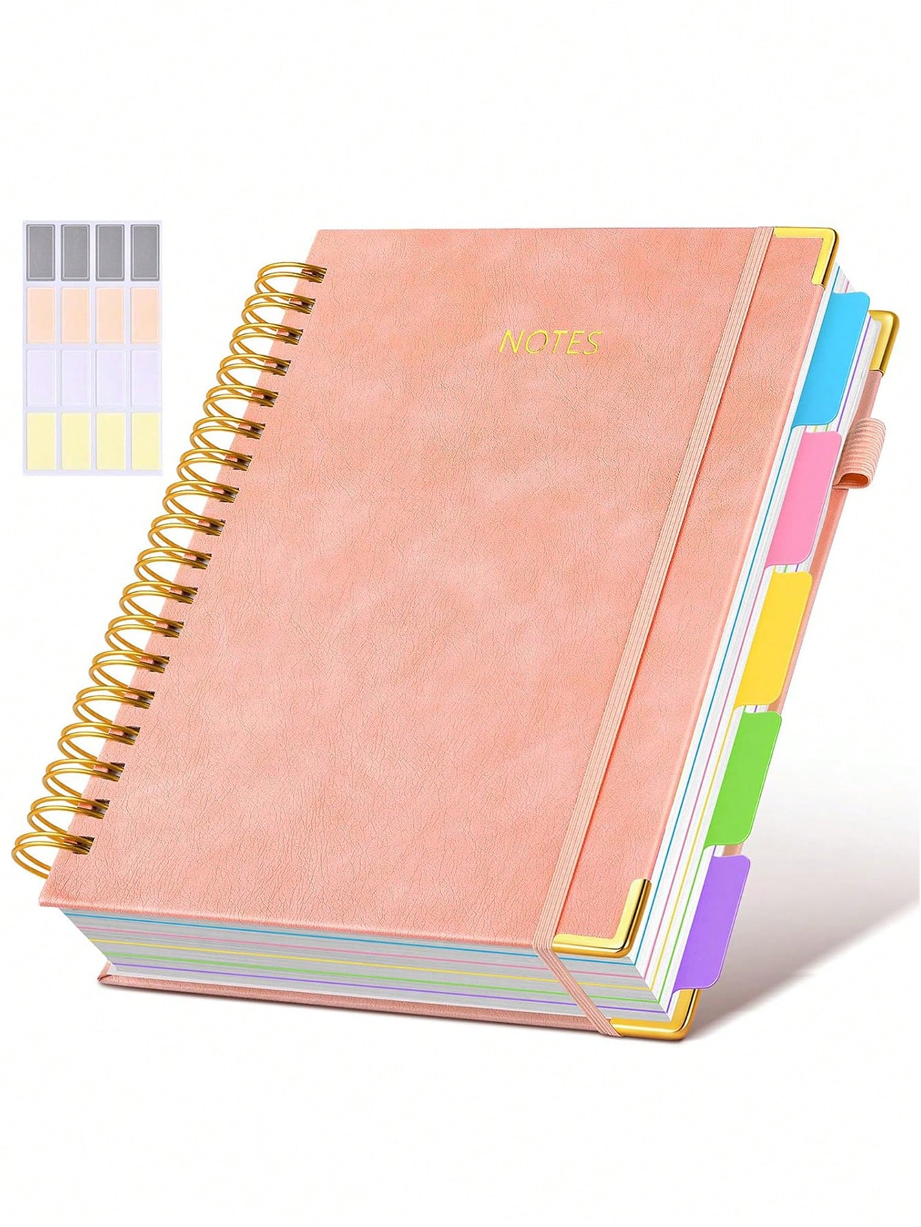 1PC Hardcover Spiral Notebook  - Tab Divider A4 recensione e prezzo