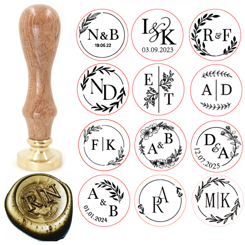 Custom brass wax seal Stamp wi - Wax Seal Stamp Set recensione e prezzo