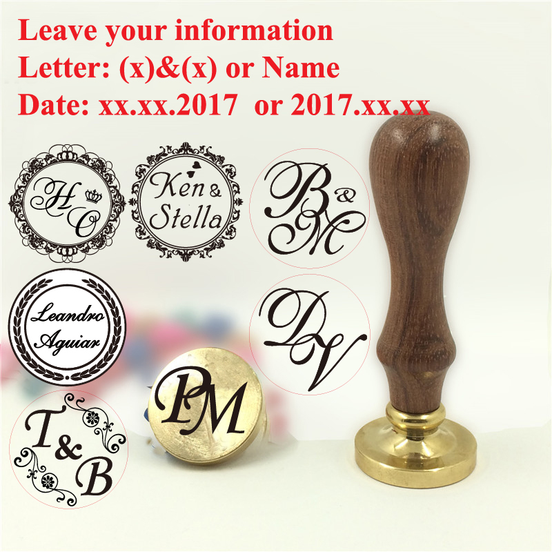 Custom brass wax seal Stamp wi - Wax Seal Stamp Set recensione e prezzo