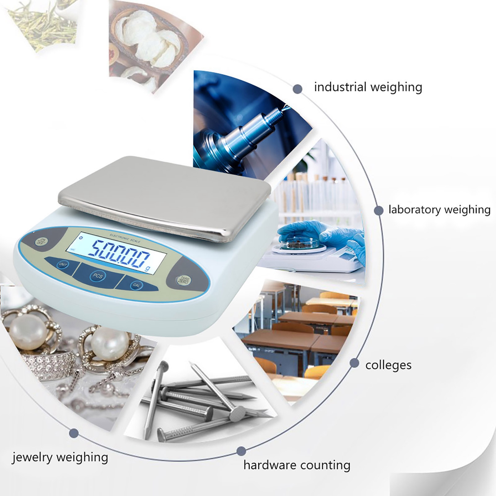 5000g 0.01g Digital Precision  - Tape Dispenser Weighted recensione e prezzo