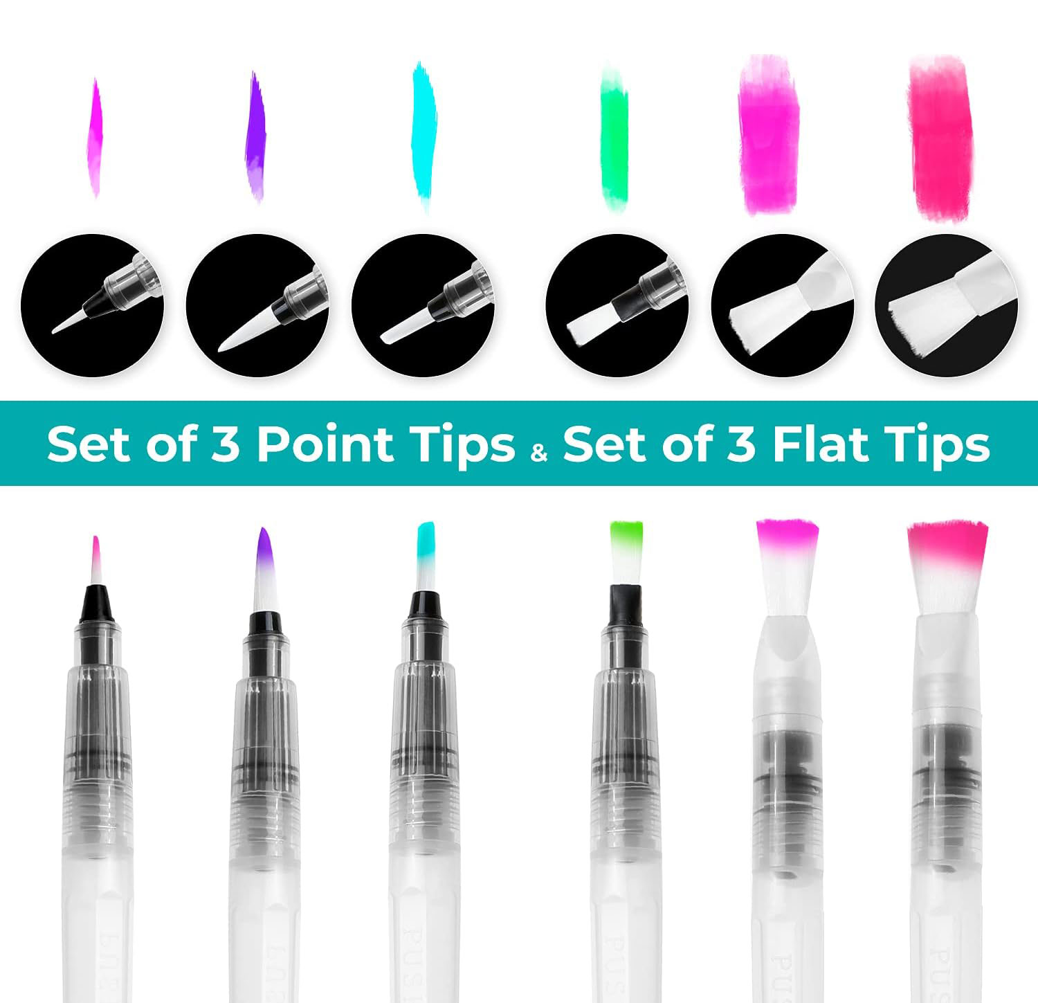 6/12/18pcs Water Color Brush P - Correction Pen Fine recensione e prezzo
