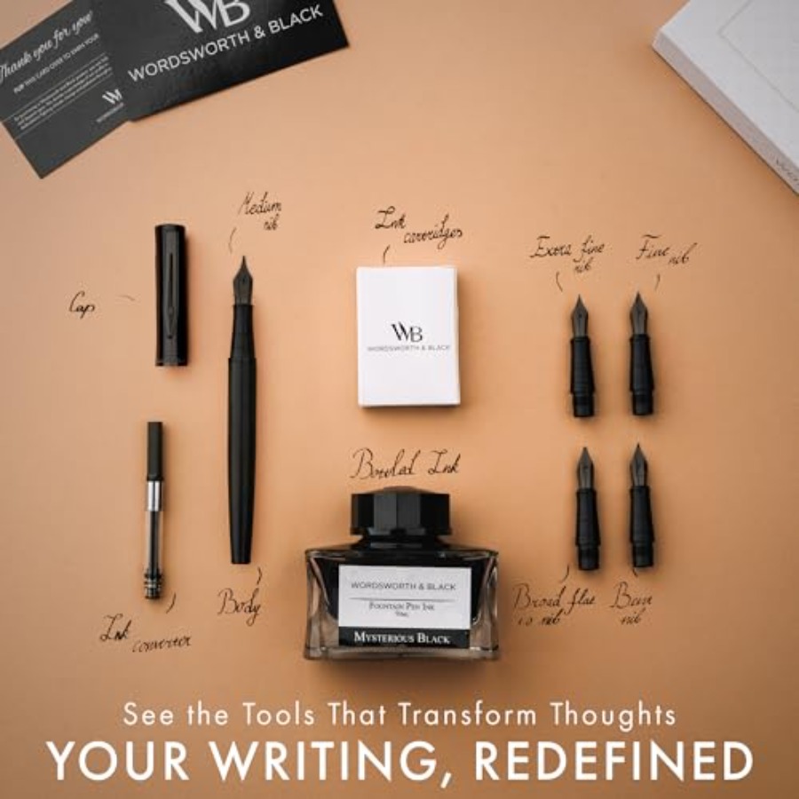Fountain Pen Gift Set, Include - Fountain Pen Bottled Ink recensione e prezzo