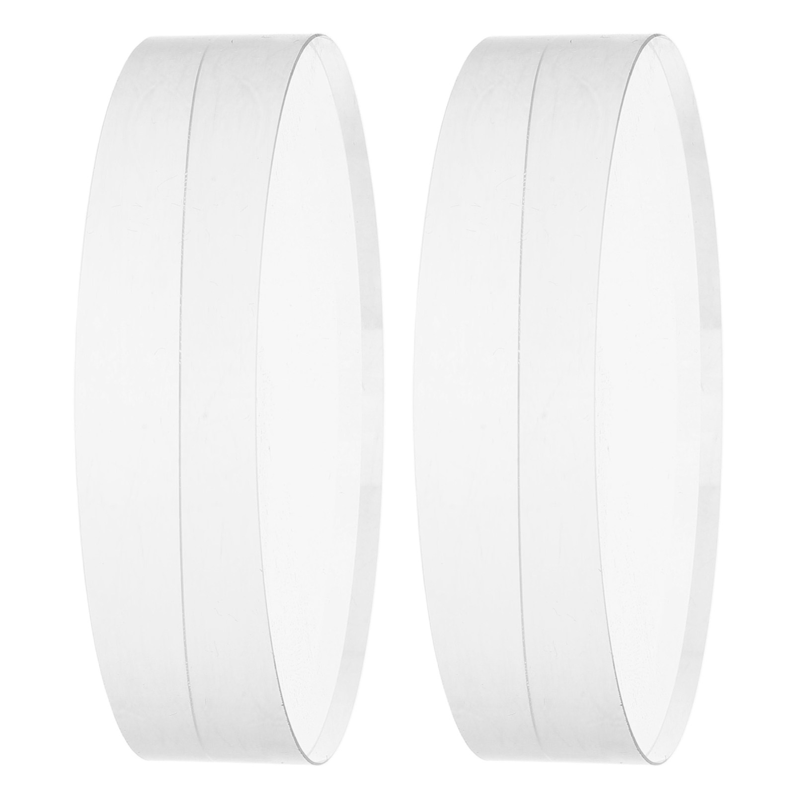 2Pcs Clear Round Crystal Glass - Book Weight Glass recensione e prezzo