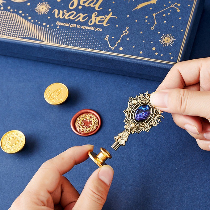 Starry Fire Lacquer Stamp Set  - Wax Seal Stamp Set recensione e prezzo