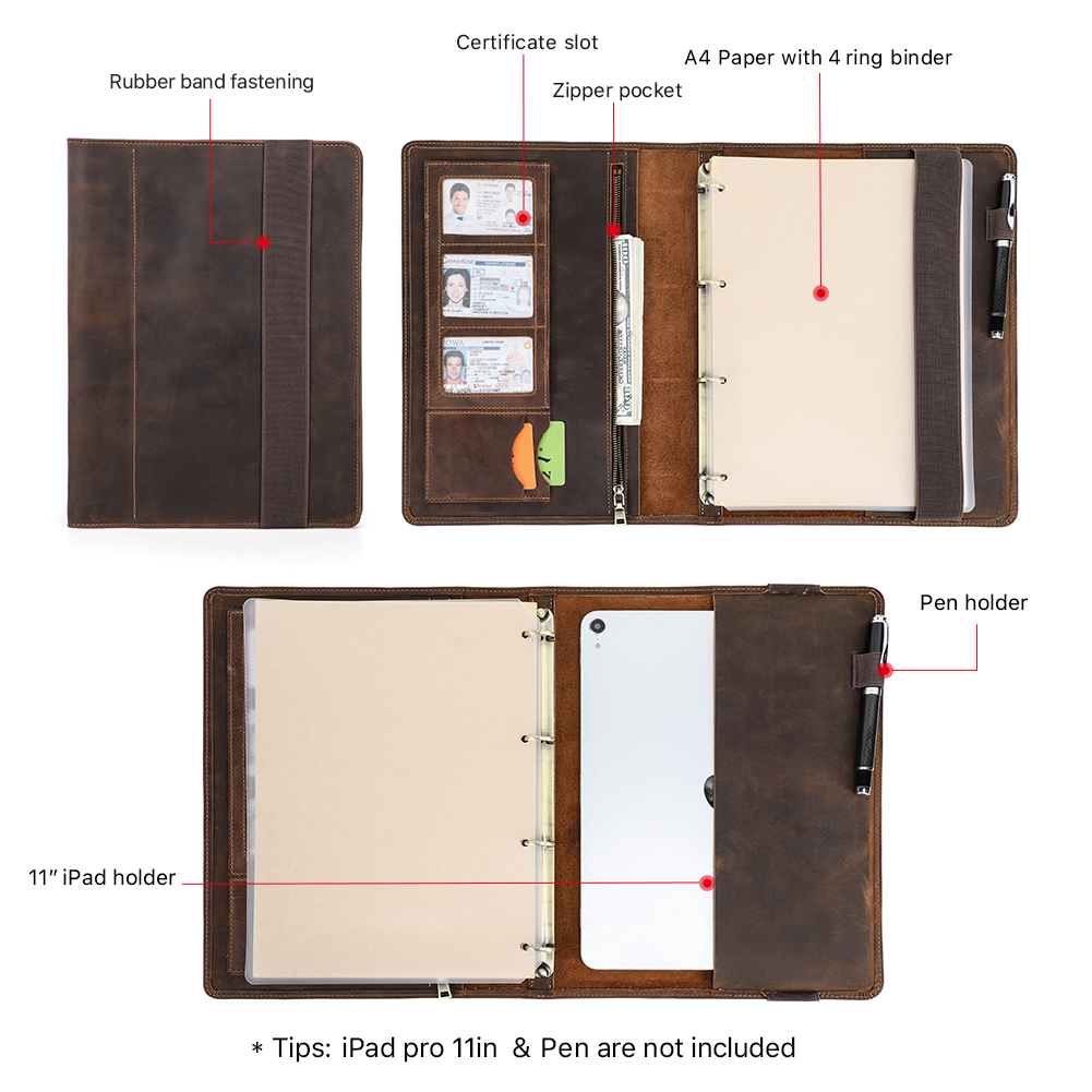Luxury Retro Business A4 Noteb - Binder A4 Lever recensione e prezzo