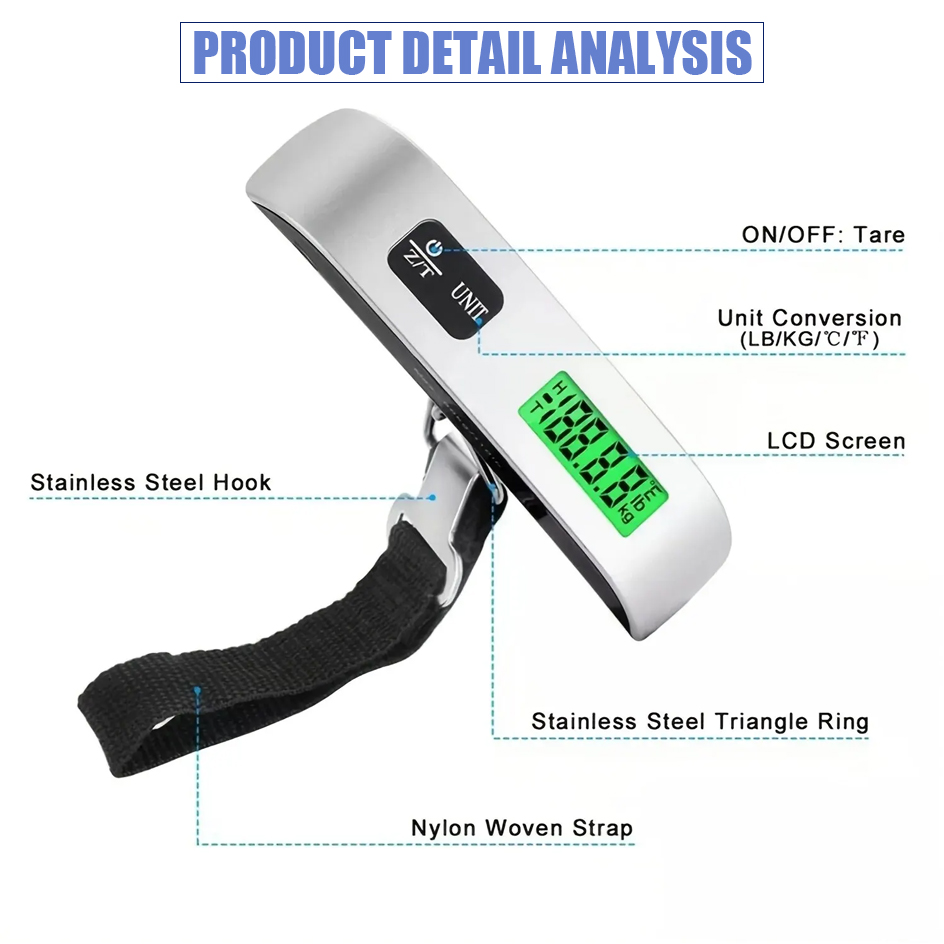 Portable Scale Digital LCD Dis - Tape Dispenser Weighted recensione e prezzo