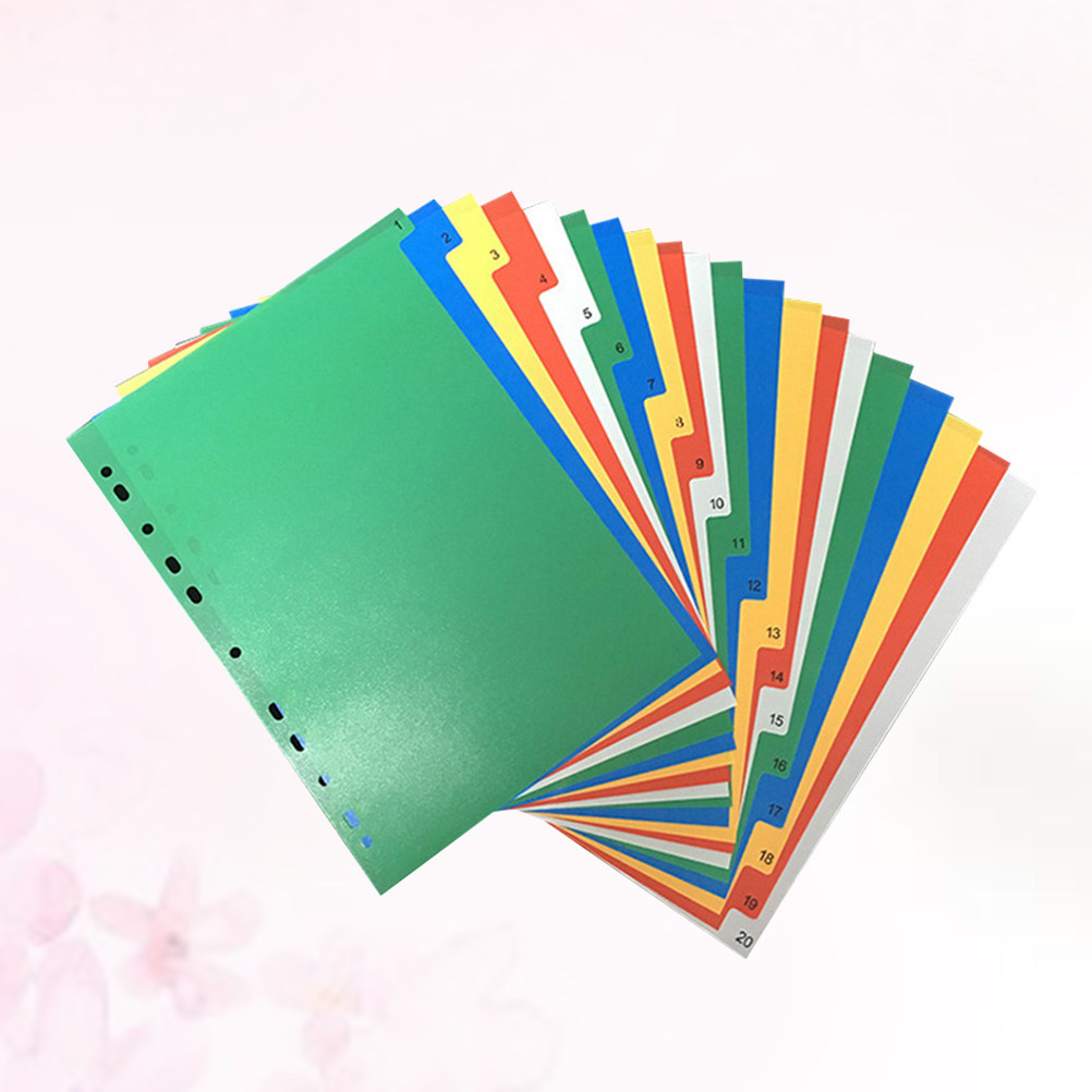 40Pcs A4 Multi-Color Insertabl - Tab Divider A4 recensione e prezzo