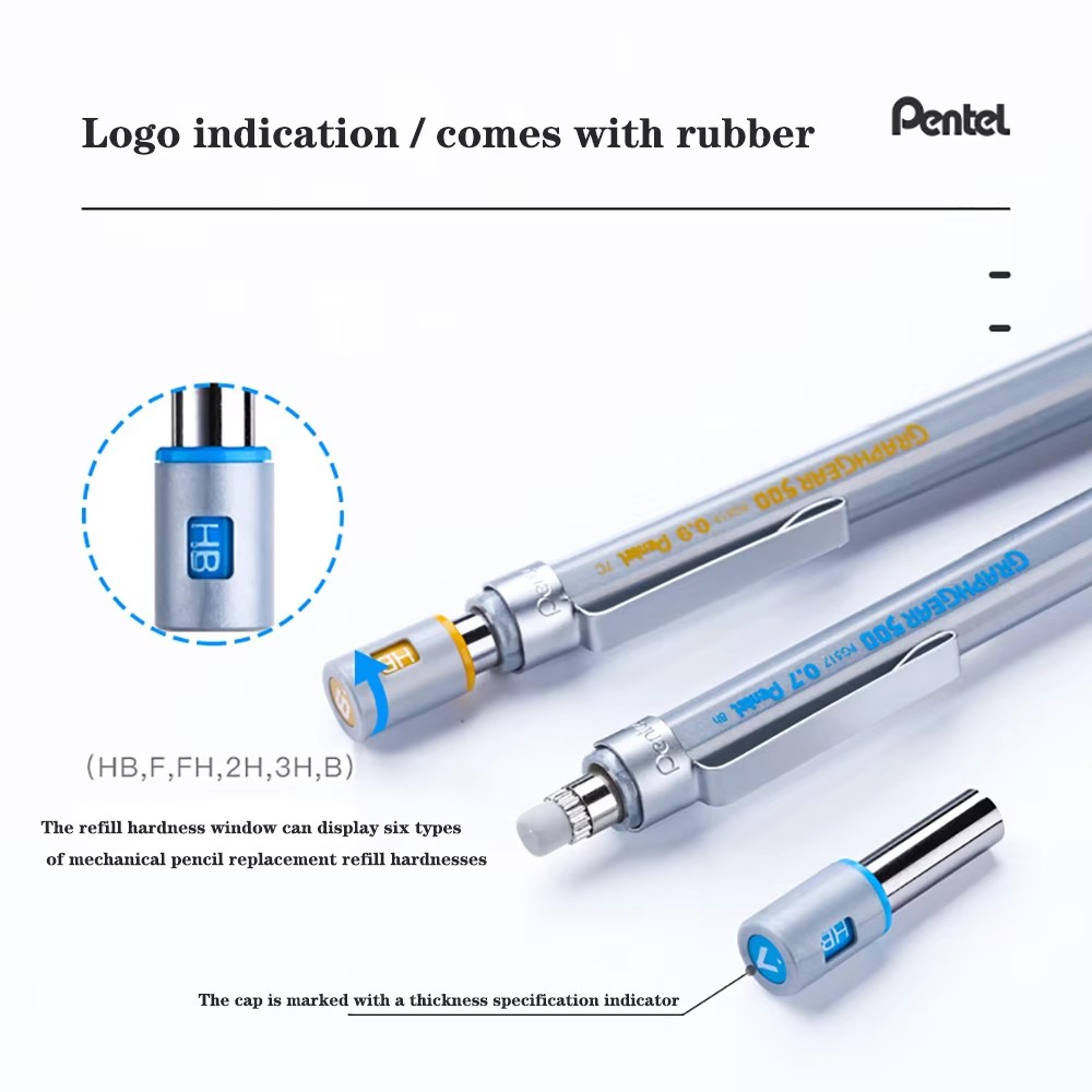 1pc Pentel Graphgear 500 Draft - Mechanical Pencil 0.3 recensione e prezzo