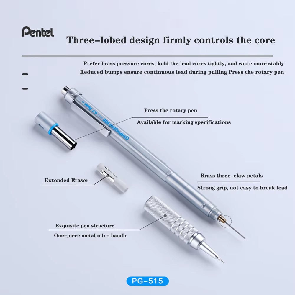 1pc Pentel Graphgear 500 Draft - Mechanical Pencil 0.3 recensione e prezzo