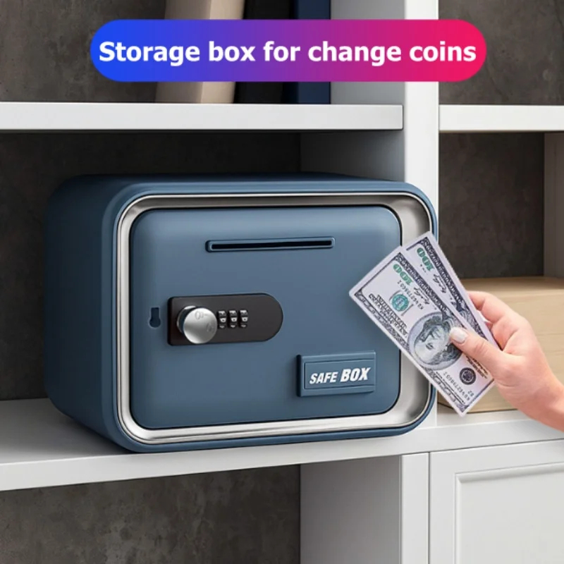 24x18x15cm Safe Box with Key L - Card Index Box recensione e prezzo