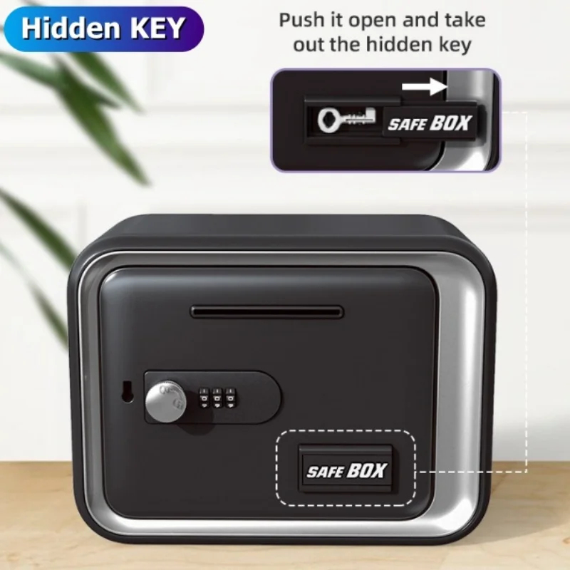 24x18x15cm Safe Box with Key L - Card Index Box recensione e prezzo