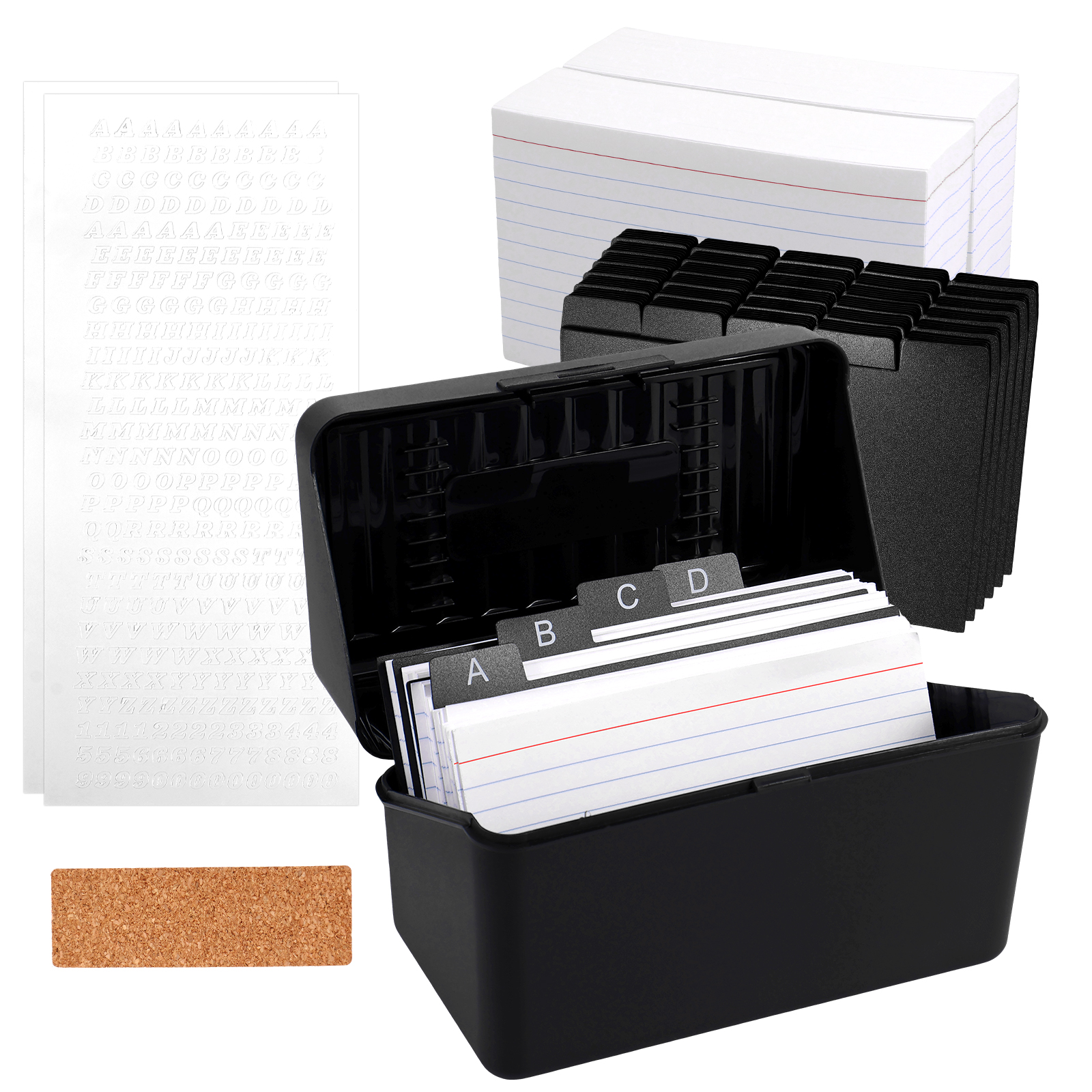 1 Set Index Card Organizer Box - Card Index Box recensione e prezzo