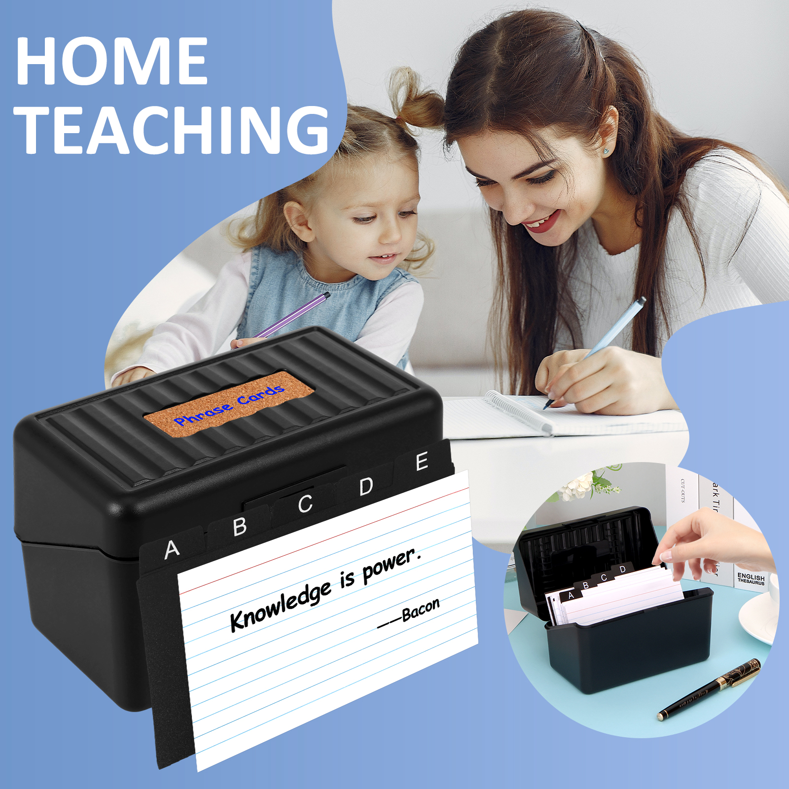 1 Set Index Card Organizer Box - Card Index Box recensione e prezzo